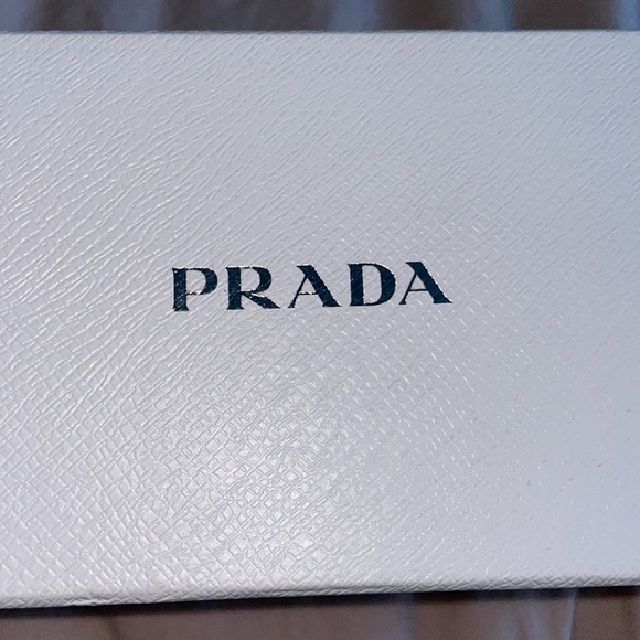 Prada sunglasses black gold rimmingGently worn, twice , since original purchase. - Picture 2 of 9